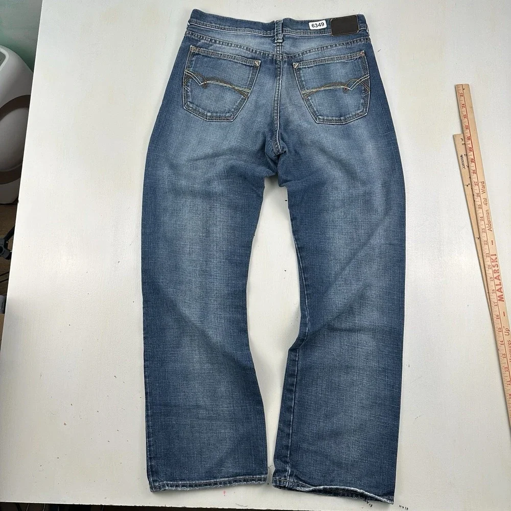 VTG Y2K Mavi‎ Matt Relaxed Straight Leg Jeans Men's 31x32 Mid Rise Blue Denim